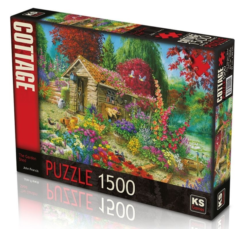 Ks Games 1500 Parça Puzzle The Garden Shed