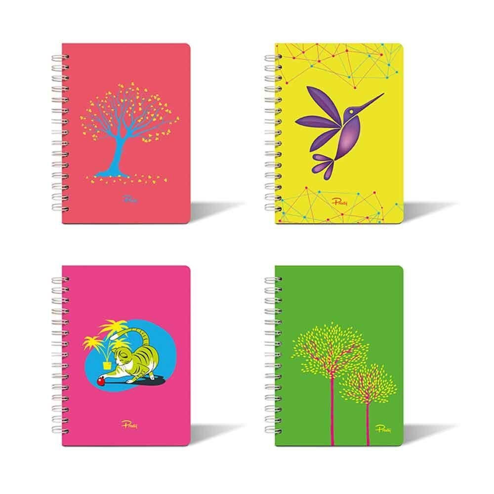 Ritim 17x24 Cm Spiralli Neon Kareli Defter 72 Yaprak