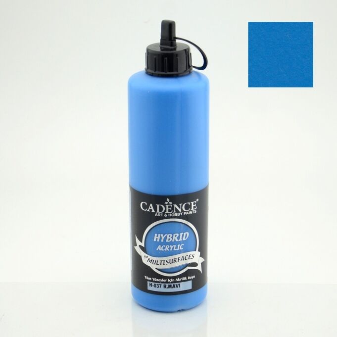 Cadence Hybrid Akrilik Multisurfaces H-037 R. Mavi 500 Ml