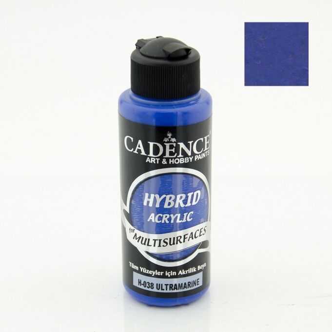Cadence Hybrid Akrilik Multisurfaces H-038 Ultramarine 120 Ml