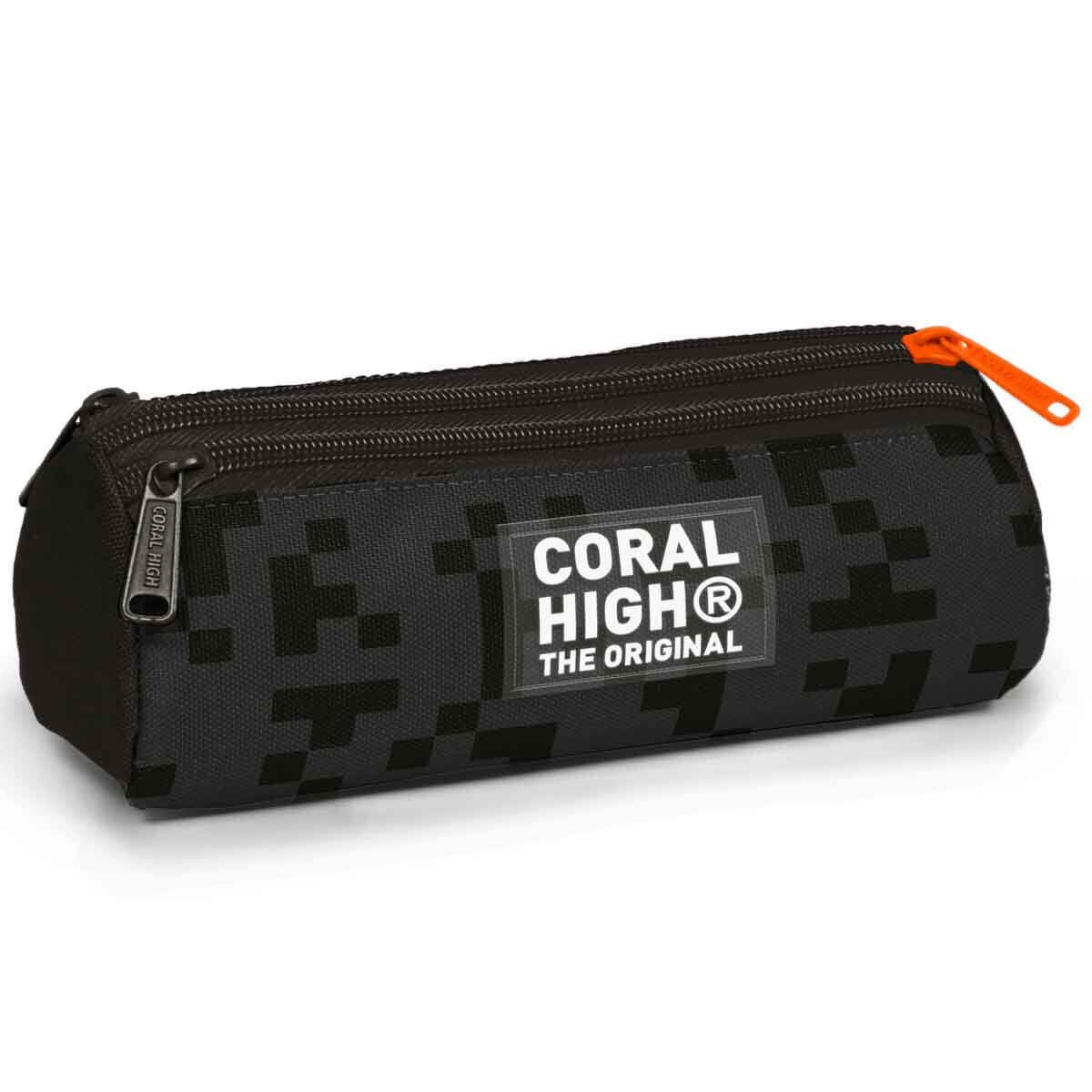 Yaygan Coral High Kalem Çanta  Üç Bölmeli 11194