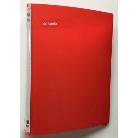 Noki Prime Sunum Dosyası 60 Yaprak Kırmızı