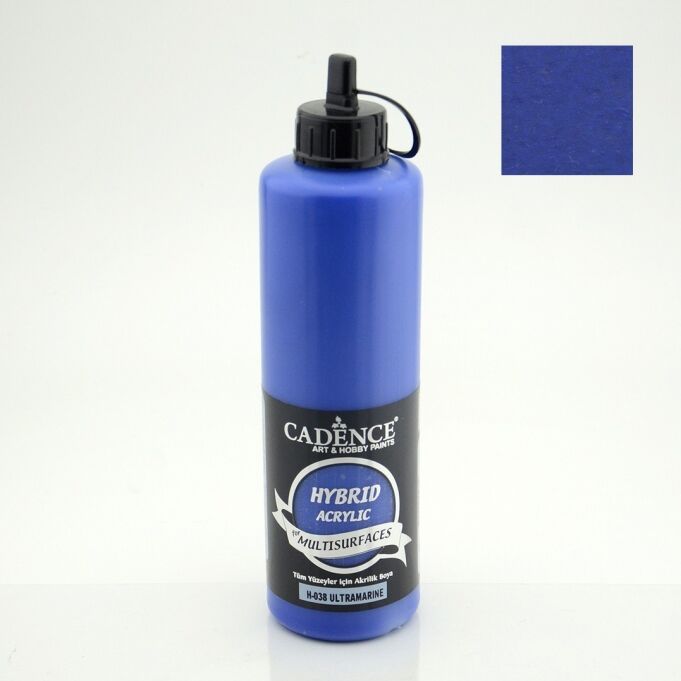 Cadence Hybrid Akrilik Multisurfaces H-038 Ultramarine 500 Ml