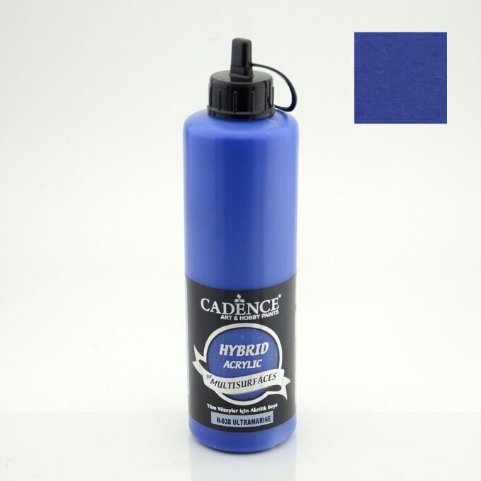 Cadence Hybrid Akrilik Multisurfaces H-038 Ultramarine 500 Ml