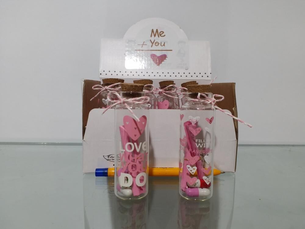 Espa Cam Süs Dilek Şişesi Orta