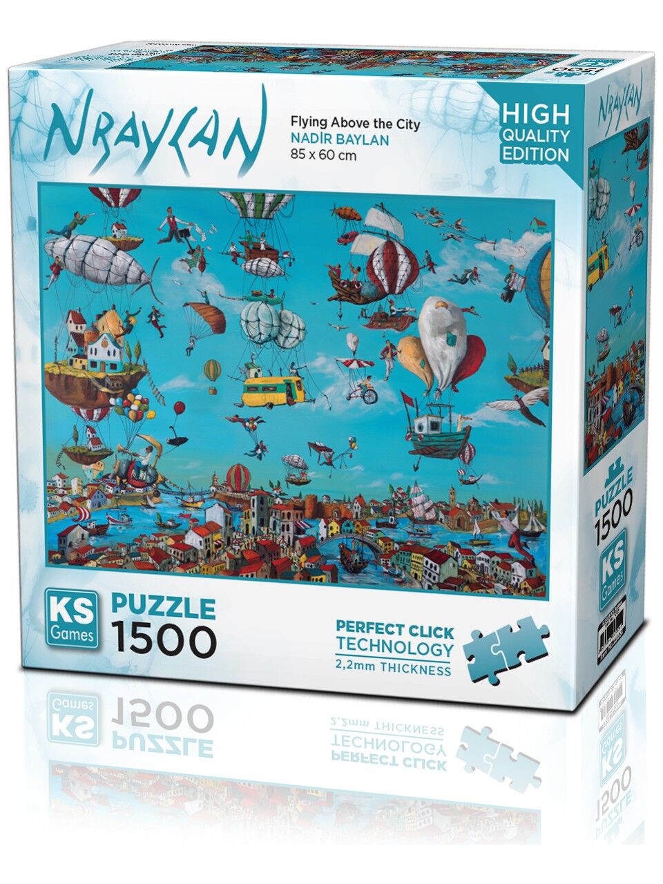Ks Games Puzzle 1500 Flying Above The City