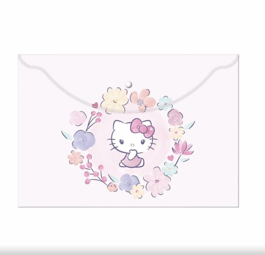 Keskin Çıtçıtlı Dosya A4 Hello Kitty