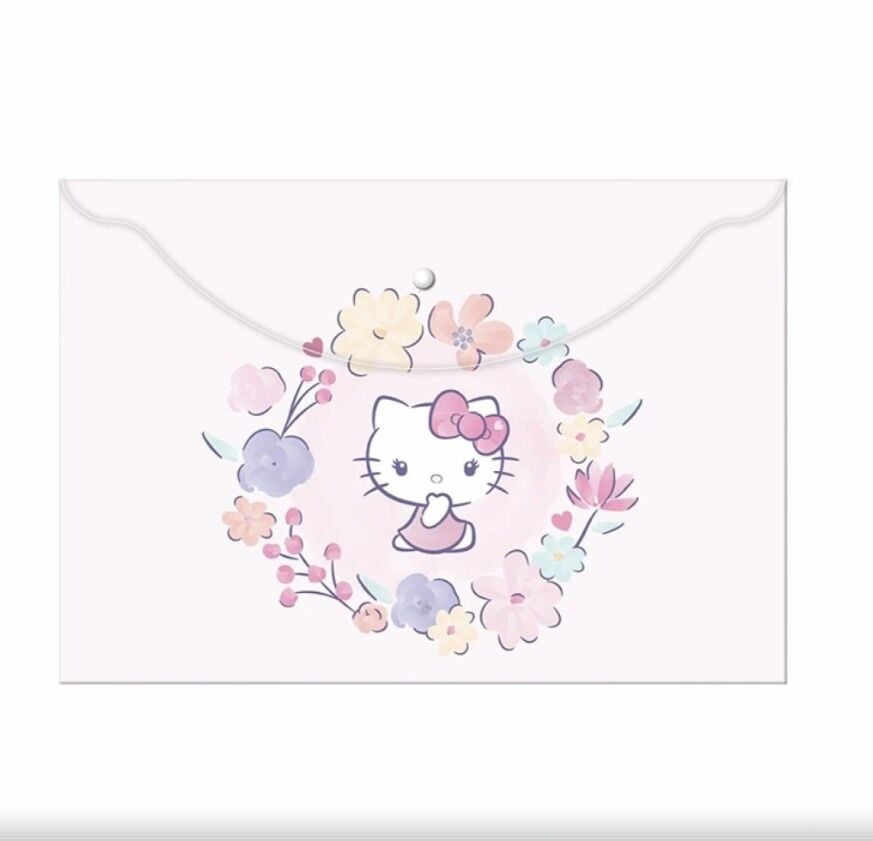 Keskin Çıtçıtlı Dosya A4 Hello Kitty