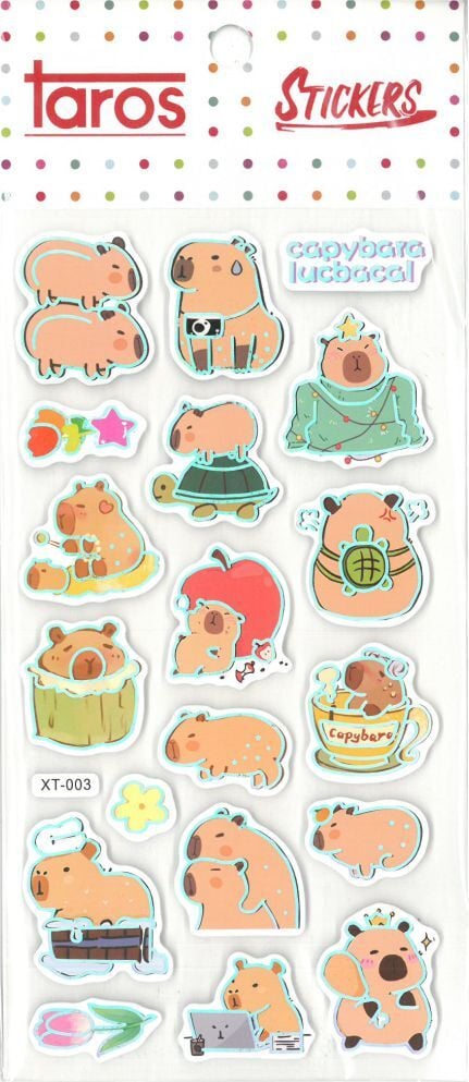 Taros Capybara Seri 3 Funny Sticker