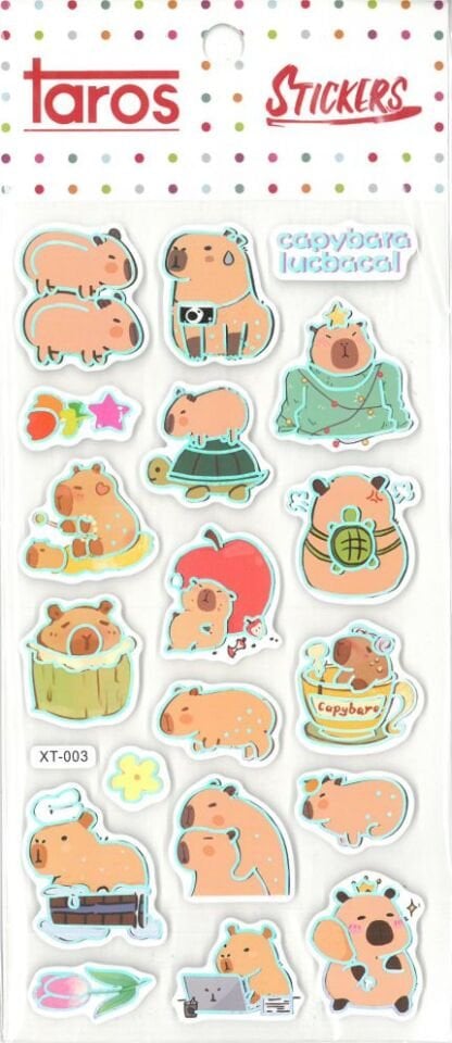 Taros Capybara Seri 3 Funny Sticker