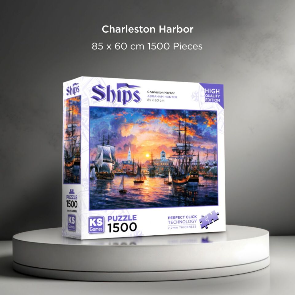 Ks Games Puzzle 1500 Charleston Harbor