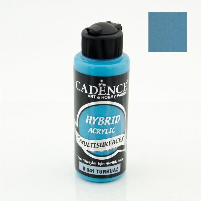 Cadence Hybrid Akrilik Multisurfaces H-041 Turkuaz 120 Ml