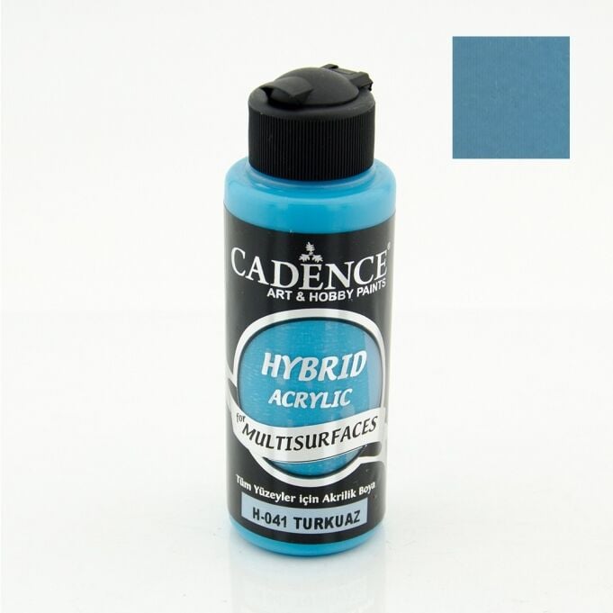 Cadence Hybrid Akrilik Multisurfaces H-041 Turkuaz 120 Ml