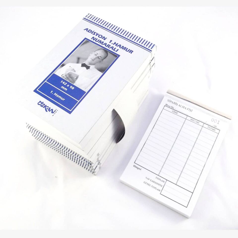 Özkan Adisyon 1. Hamur Numaralı