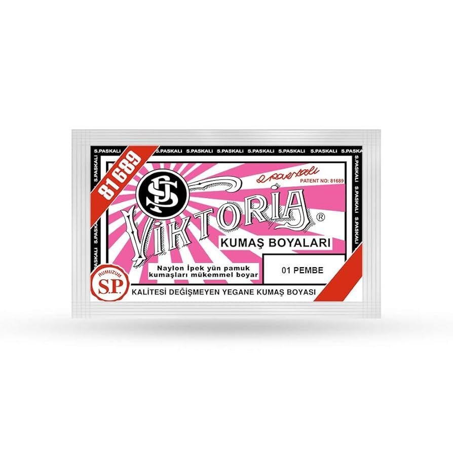 Viktoria Kumaş Boyası 01 Pembe 13 Gr