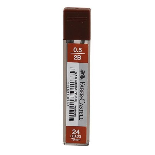 Faber-Castell Süper Fine Min 0.5mm 2B 75mm (24 min/tüp)