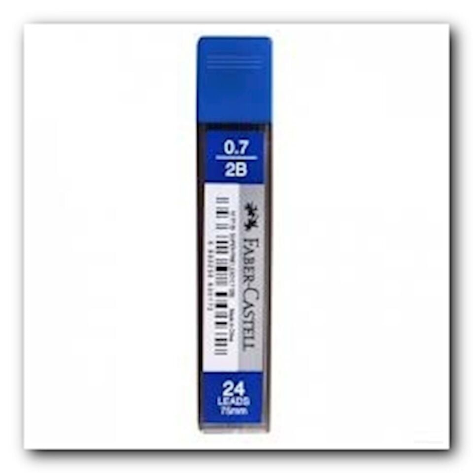 Faber-Castell Süper Fine Min 0.7 Mm 2B 75 Mm 24 Min Tüp