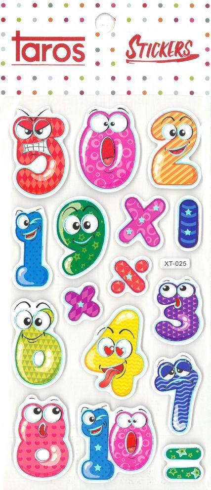 Taros Rakamlar Funny Sticker