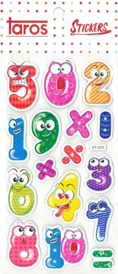 Taros Rakamlar Funny Sticker
