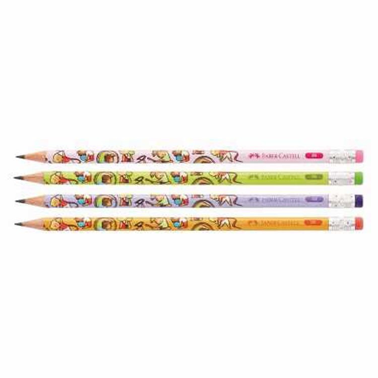 Faber-Castell Jimnastik Silgili Kurşun Kalem 2B