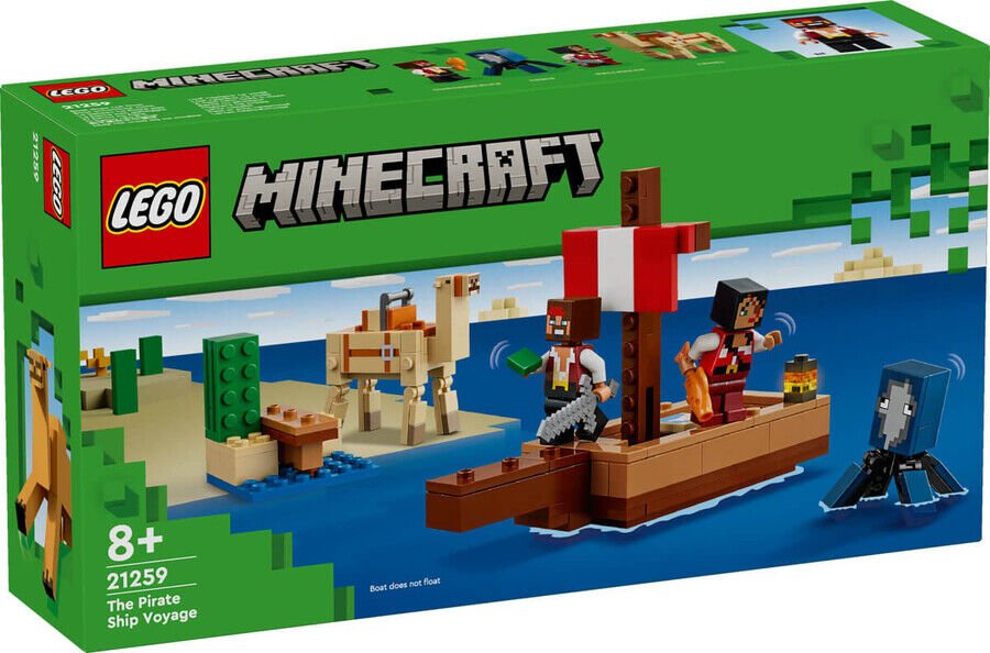 Lego Minecraft Korsan Gemisi Yolculuğu 