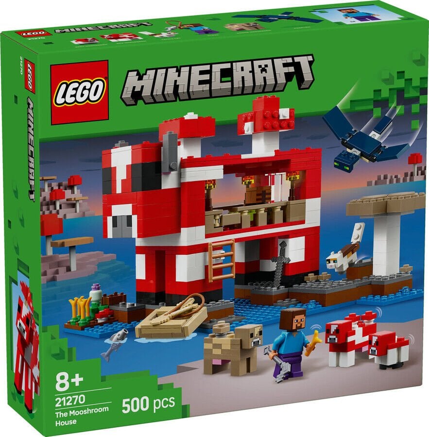 Lego Minecraft Mooshroom Evi