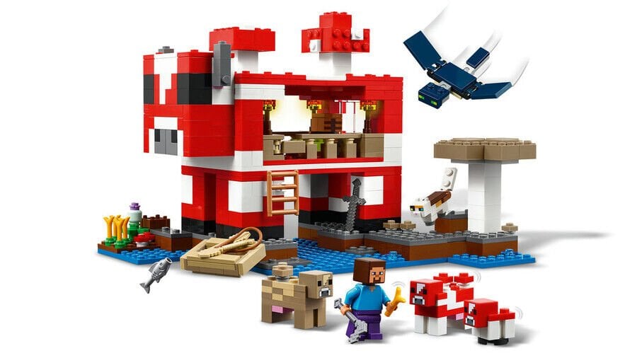 Lego Minecraft Mooshroom Evi