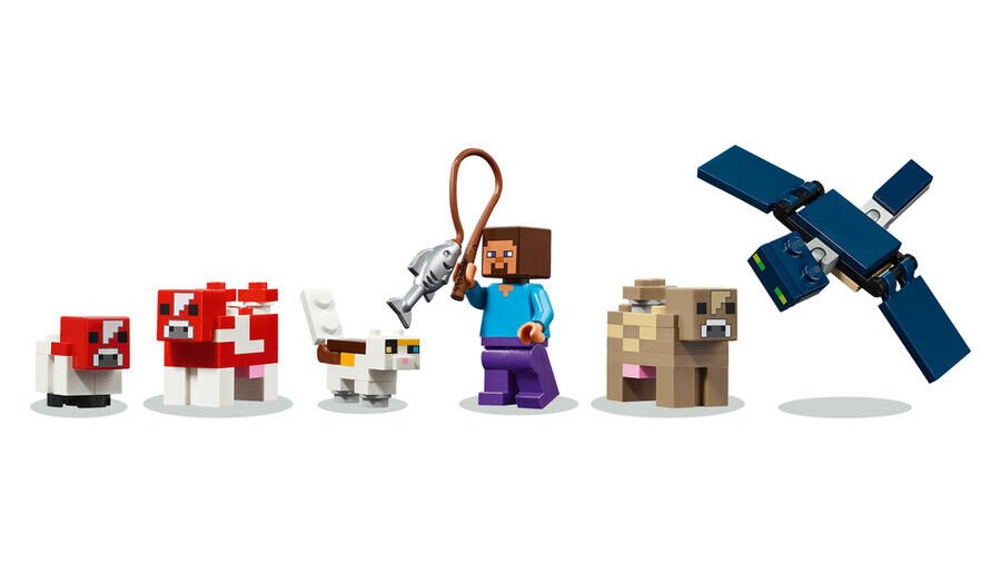 Lego Minecraft Mooshroom Evi