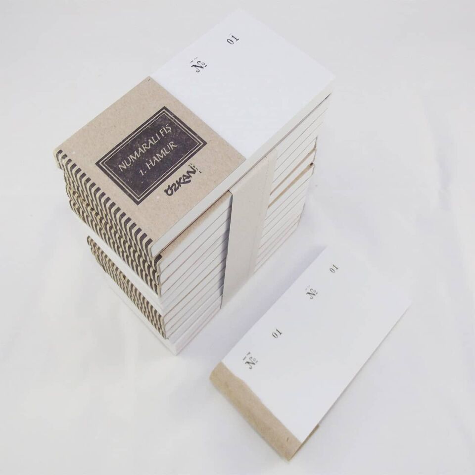 Özkan Numaralı Fiş 1. Hamur Beyaz