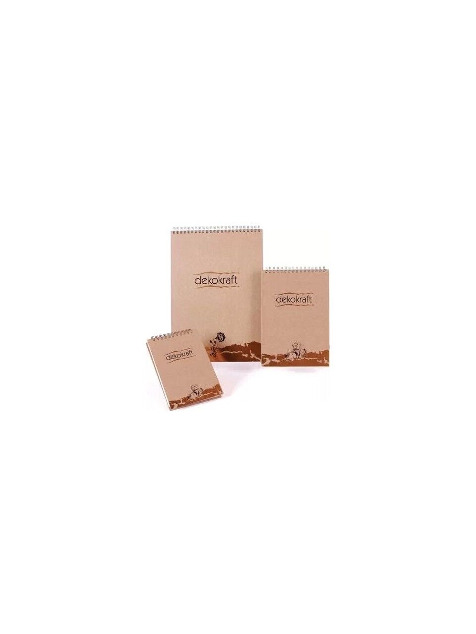 Keskin A5 80 Yaprak Kareli Dekokraft Spiralli Bloknot