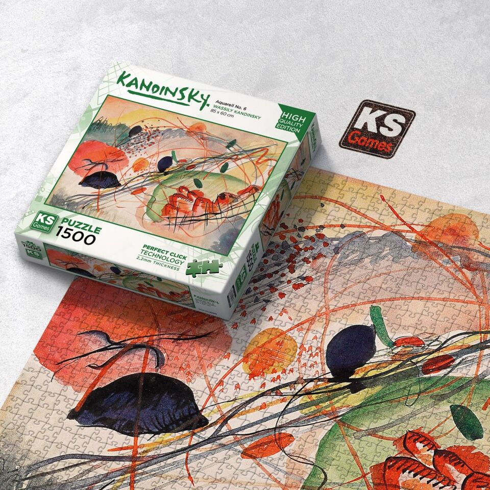 Ks Games Puzzle 1500 Parça Aquarell