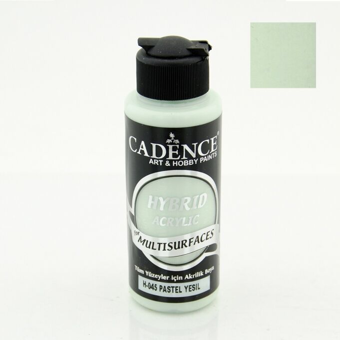 Cadence Hybrid Akrilik Multisurfaces H-045 Pastel Yeşil 120 Ml