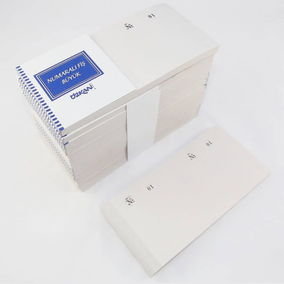 Özkan Numaralı Fiş Büyük 3. Hamur