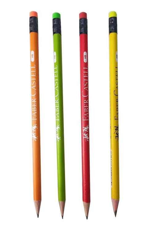 Faber-Castell Şövalyei Kurşun Kalem Canlı Hb Silgili