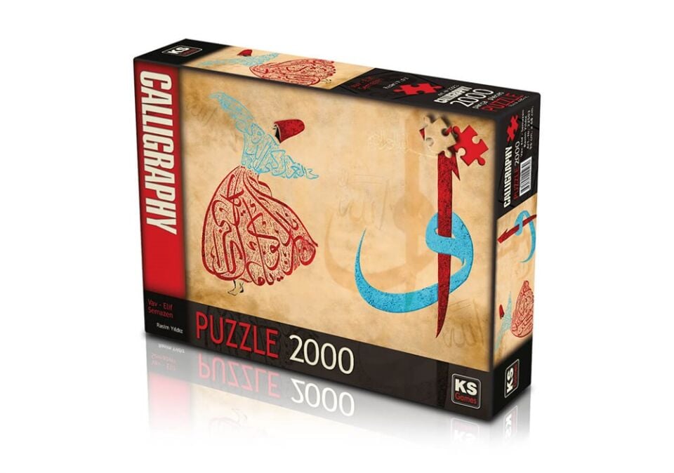 Ks Games 2000 Parça Puzzle Vav-Elif-Semazen