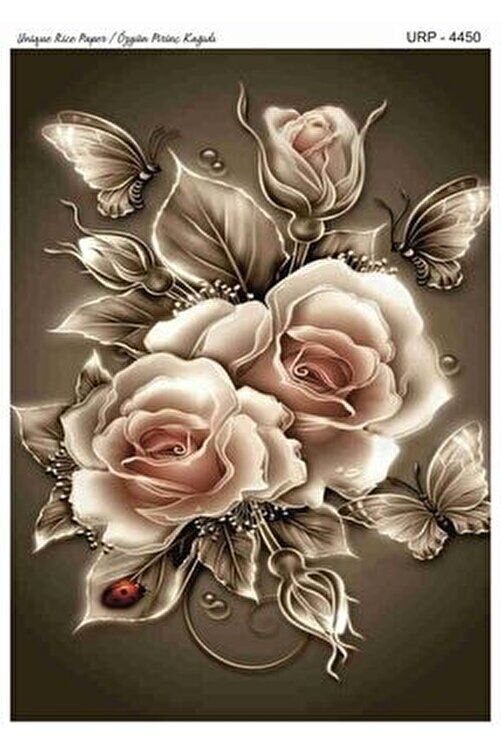 Rick Kendinden Yapışkanlı Pirinç Kağıdı