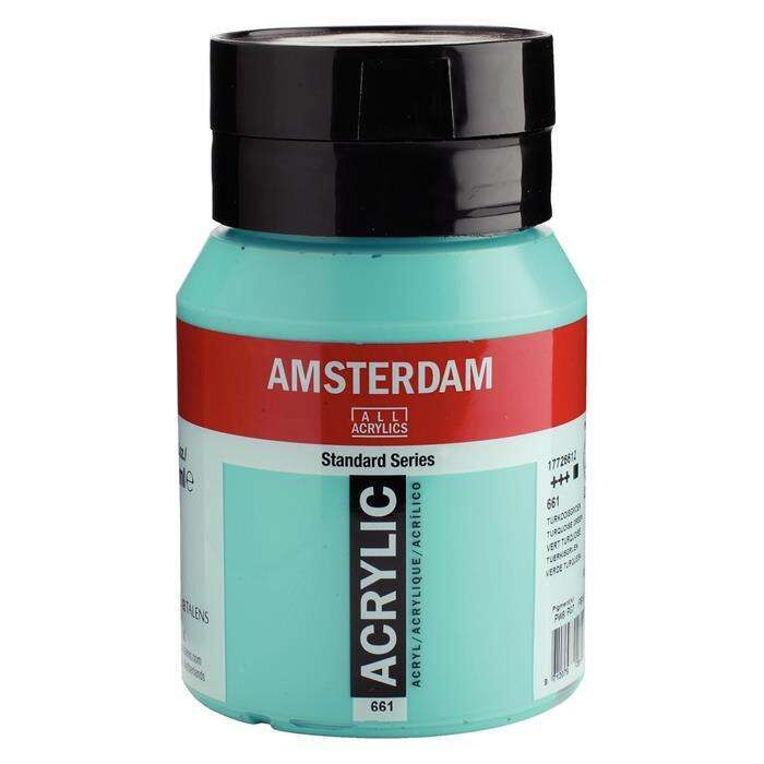Amsterdam Standart Akrilik Boya 500 Ml Turquise Green