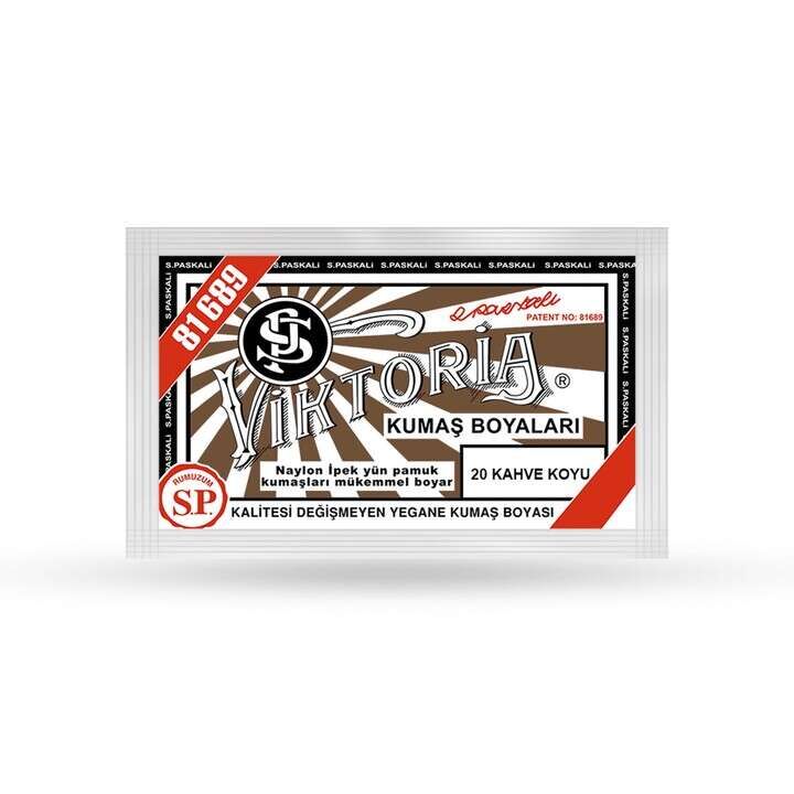 Viktoria Kumaş Boyası 20 Koyu Kahve 10 Gr