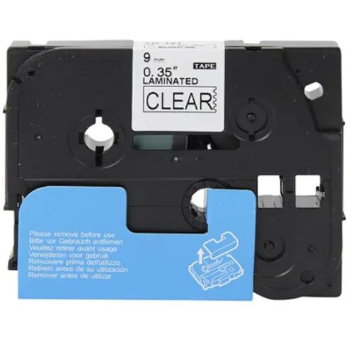 Brother Black Clear Tape Tze 9 Mm