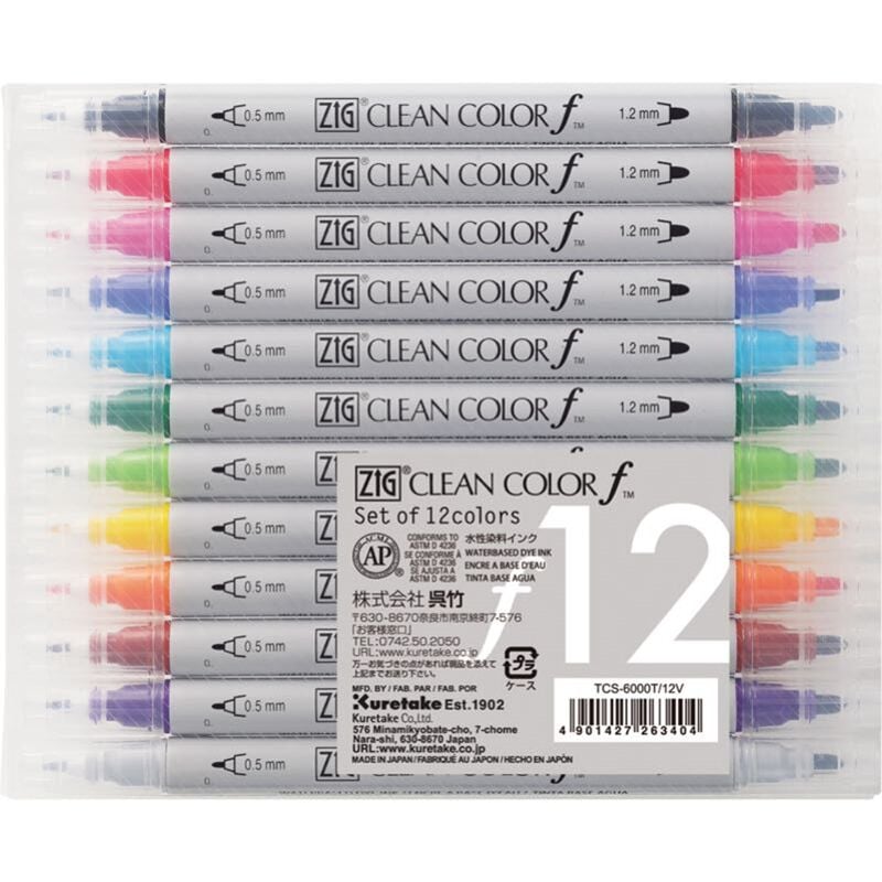 Zig Clean Color F Tcs-6000T/12V 12 Lı
