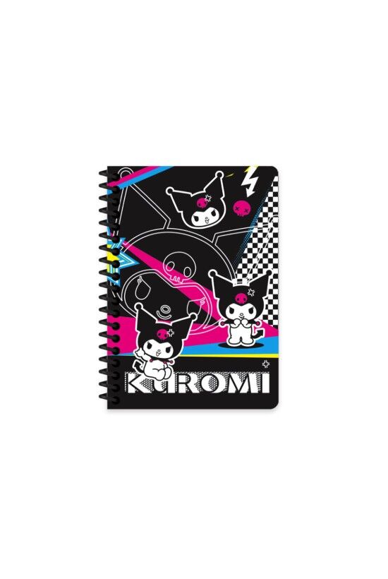 Kuromi A6 80 YaprakÇizgili Spiralli Bloknot