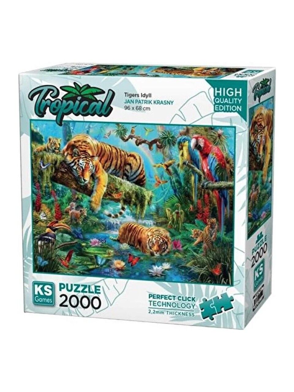 Ks Games Puzzle 2000 Tigers Idyll
