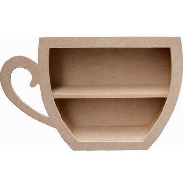 Okutan Ahşap Fincan Raf