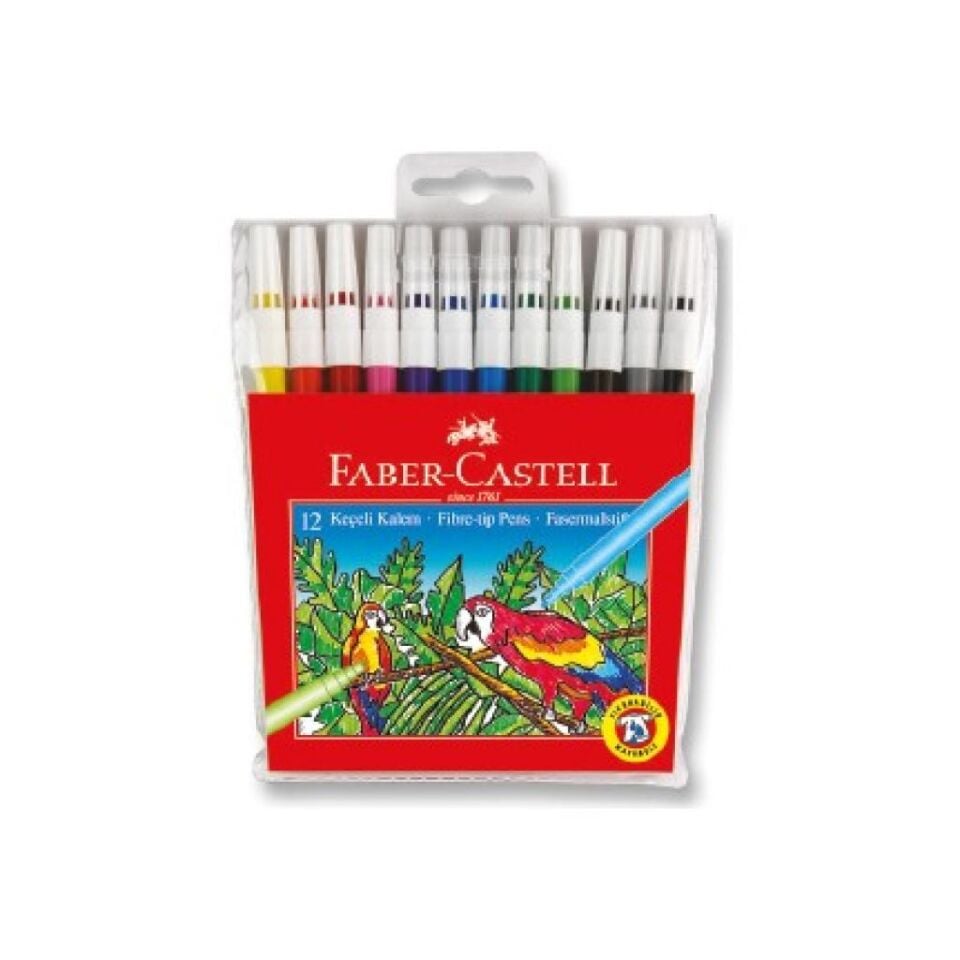 Faber-Castell Keçeli K. 12 Renk Yıkanabilir