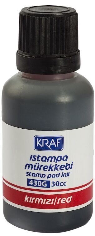 Kraf Istampa Mürekkebi 30 Cc Kırmızı 430G