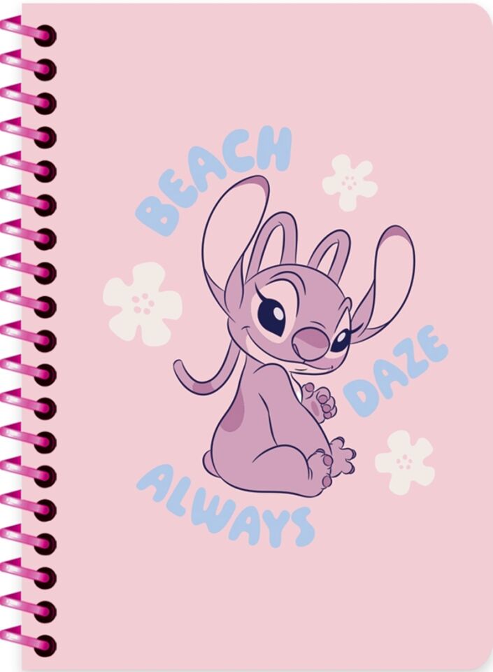 Keskin Lilo&Stitch A6 80 Yaprak Çizgili Spiralli Bloknot