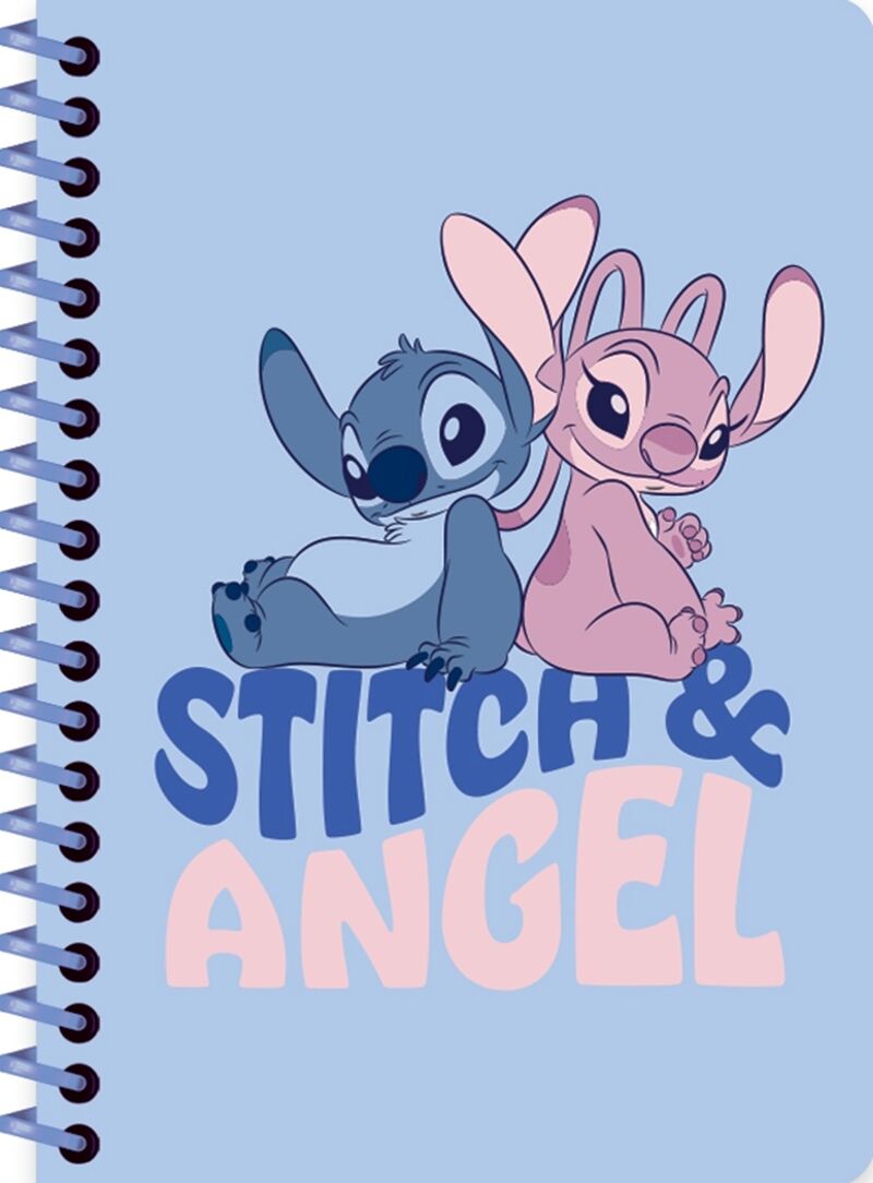 Keskin Lilo&Stitch A6 80 Yaprak Çizgili Spiralli Bloknot