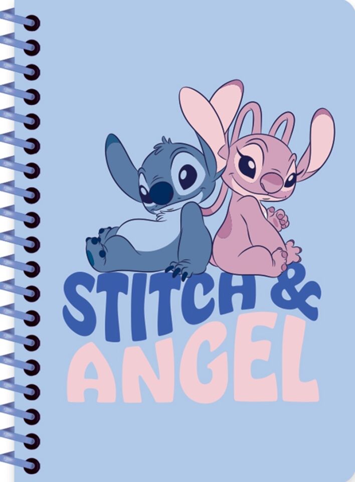 Keskin Lilo&Stitch A6 80 Yaprak Çizgili Spiralli Bloknot