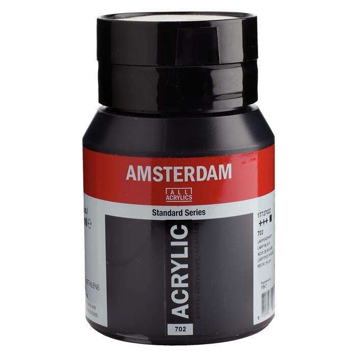 Amsterdam Standart Akrilik 500 Ml Lamp Black