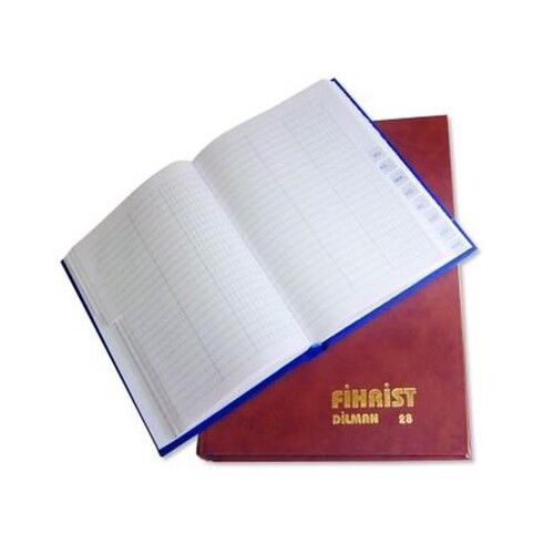 Dilman Fihrist 20x28 20 Yaprak 16 Basamak